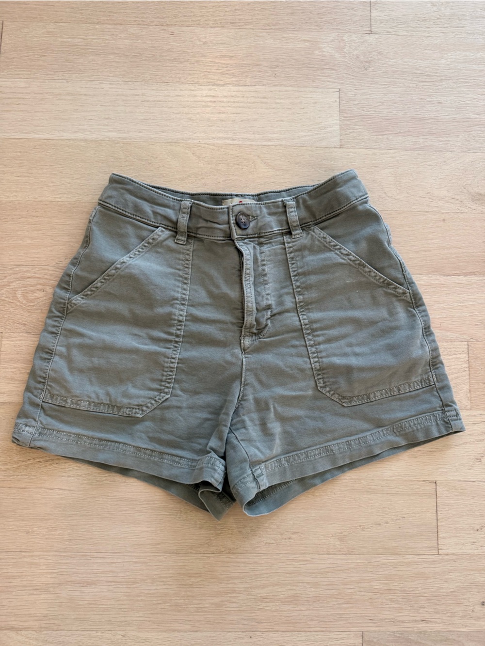 Marine Layer Olive Utility Cargo Shorts